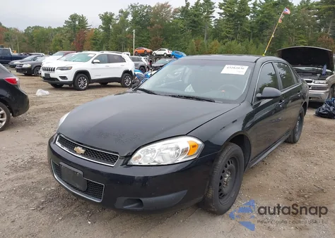 2015 Chevrolet Impala Limited Police из США, поврежденный, VIN 2G1WD5E38F1134128